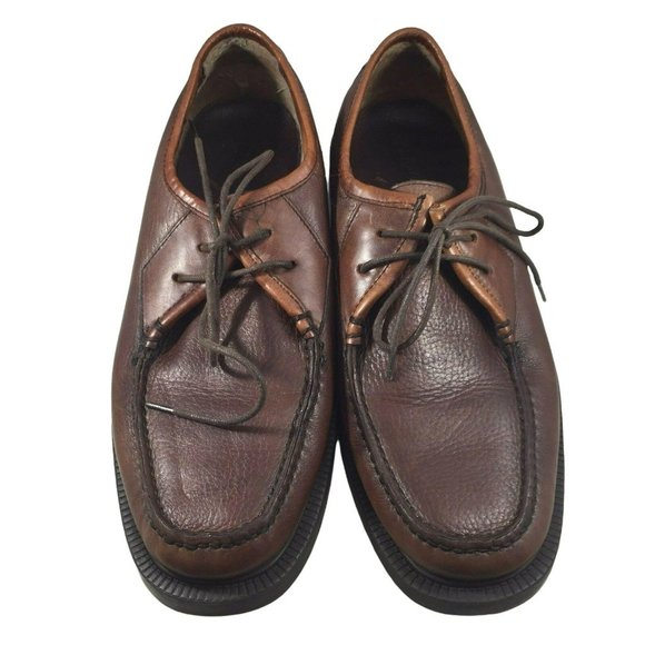 Cabelas Classic Leather Oxford Shoes Mens 9.5 M Loafers FPC-5892 Austin Casual main image 7